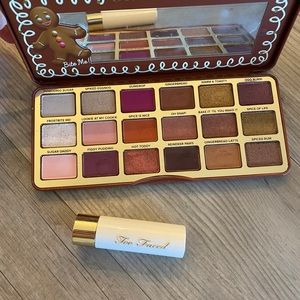 Too faced eye palette and lipstick